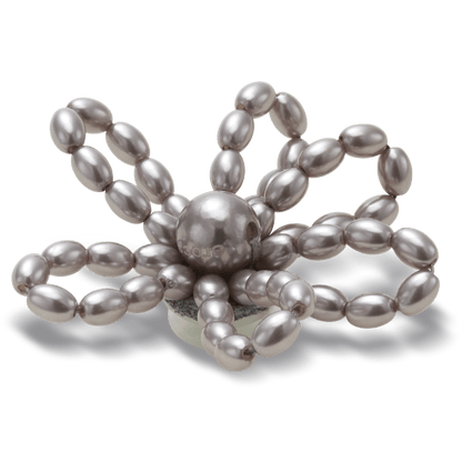 Grey Pearl Beaded Daisy Jibbitz™ charms | Crocs Women / Men
