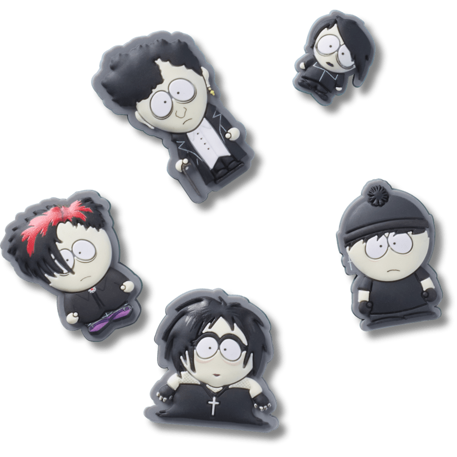 South Park Goth Kids 5 Pack Jibbitz Shoe Charm | Crocs Women / Men / Kids