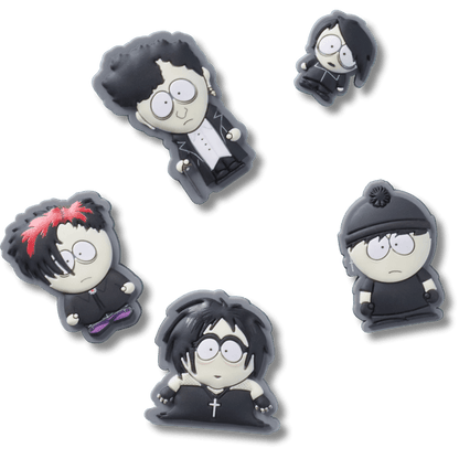 South Park Goth Kids 5 Pack Jibbitz Shoe Charm | Crocs Women / Men / Kids