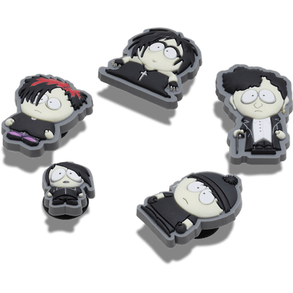 South Park Goth Kids 5 Pack Jibbitz Shoe Charm | Crocs Women / Men / Kids