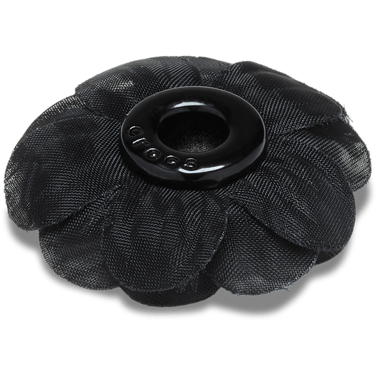 Black Chiffon Grommet Jibbitz™ charms | Crocs Women / Men