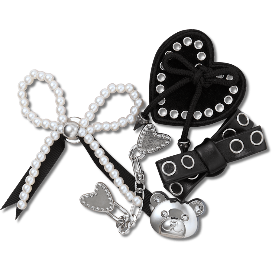 Indie Luxe Silver 5 Pack Jibbitz™ charms | Crocs Women / Men