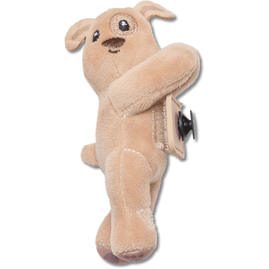 Huggitz Brown Puppy Jibbitz Shoe Charm | Crocs Women / Men / Kids