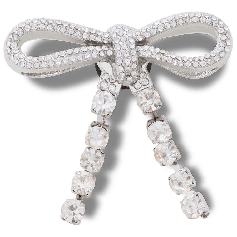 Silver Gem Bow Jibbitz™ charms | Crocs Women / Men