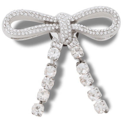 Silver Gem Bow Jibbitz™ charms | Crocs Women / Men