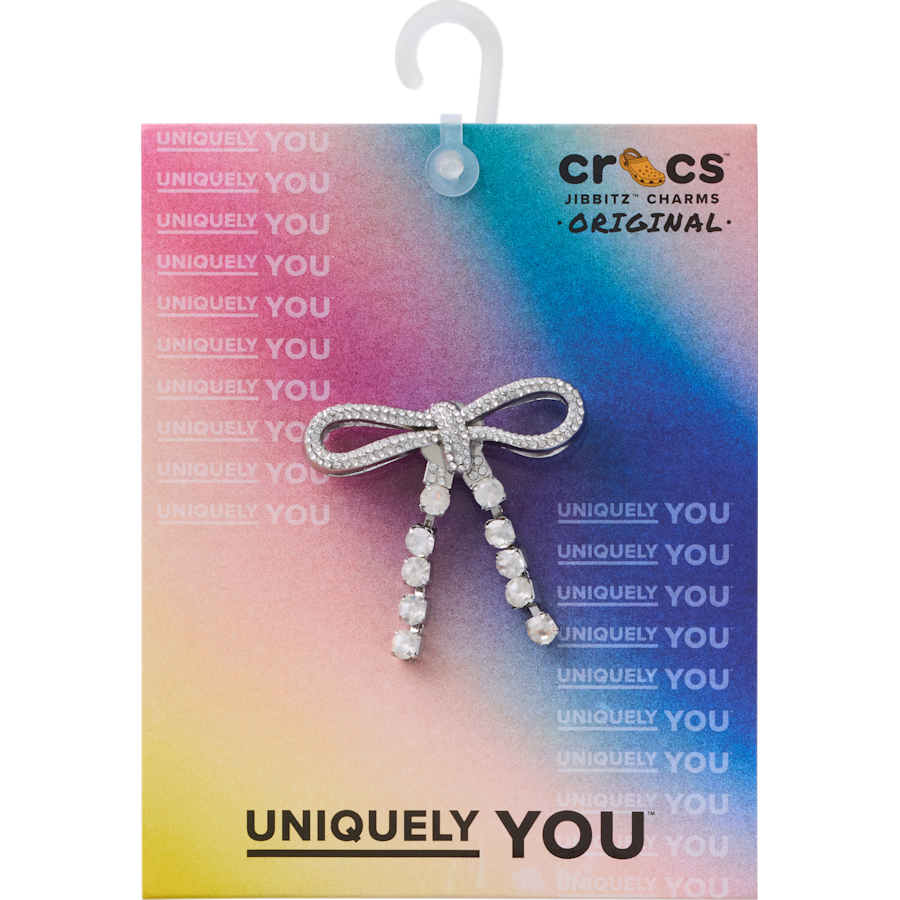 Silver Gem Bow Jibbitz™ charms | Crocs Women / Men