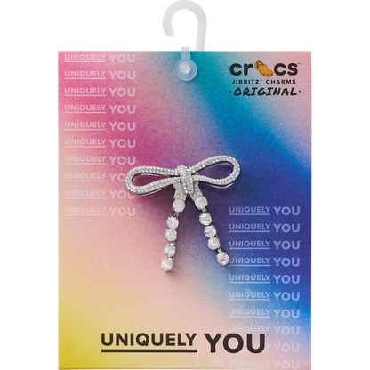 Silver Gem Bow Jibbitz™ charms | Crocs Women / Men