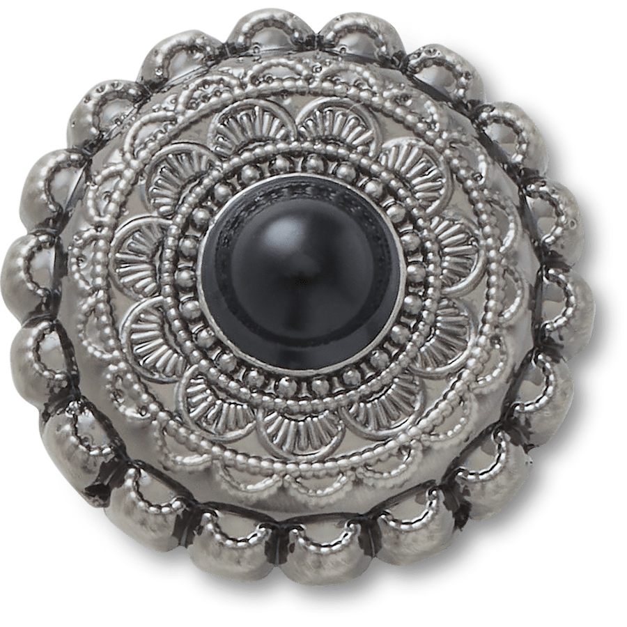 Silver and Black Emblem Jibbitz™ charms | Crocs Women / Men