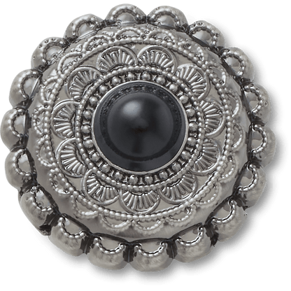 Silver and Black Emblem Jibbitz™ charms | Crocs Women / Men