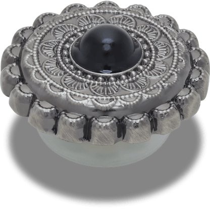 Silver and Black Emblem Jibbitz™ charms | Crocs Women / Men