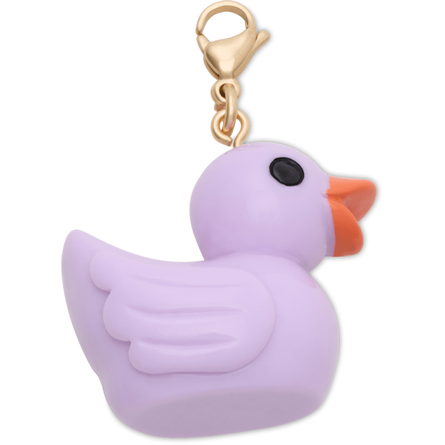 Purple Rubber Duck Charm Jibbitz Shoe Charm | Crocs Women / Men / Kids