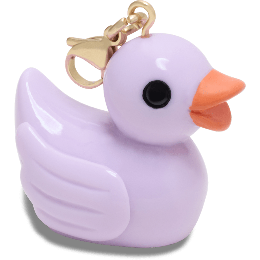 Purple Rubber Duck Charm Jibbitz Shoe Charm | Crocs Women / Men / Kids