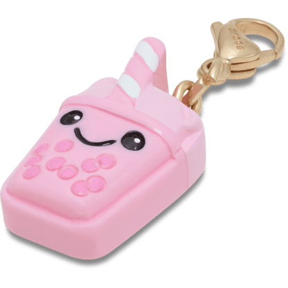 Cute Pink Boba Charm Jibbitz Shoe Charm | Crocs Women / Men / Kids
