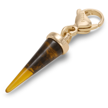 Gold Tortoise Spike Charm Jibbitz Shoe Charm | Crocs Women / Men / Kids