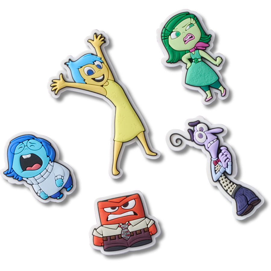 Pixar Inside Out 5 Pack Jibbitz™ charms | Crocs Women / Men / Kids