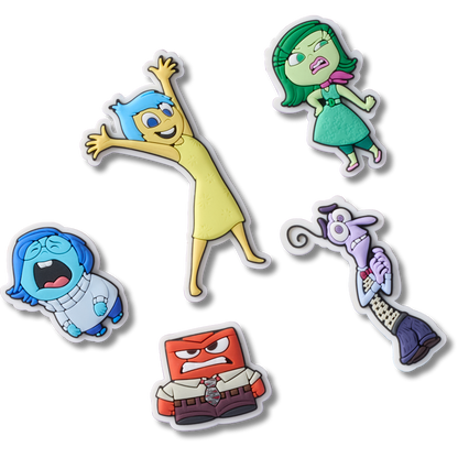 Pixar Inside Out 5 Pack Jibbitz™ charms | Crocs Women / Men / Kids