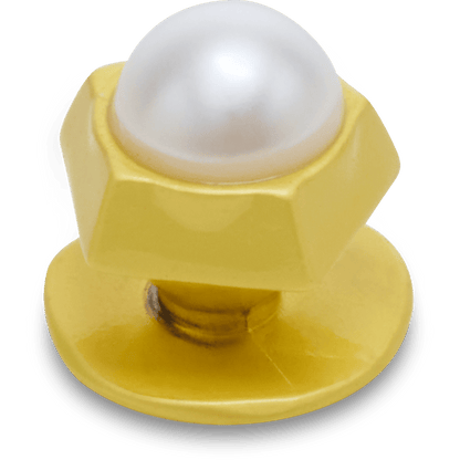 Gold Pentagon Pearl Jibbitz™ charms | Crocs Women / Men