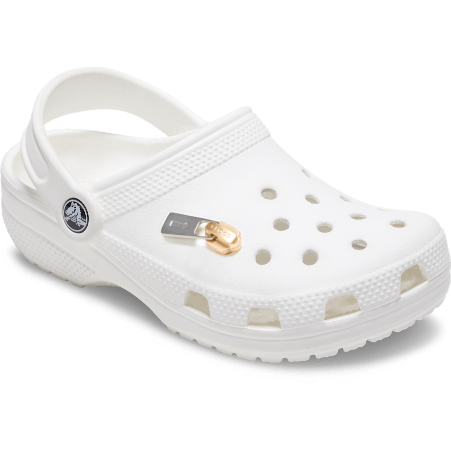 Gold and Silver Zipper Jibbitz™ charms | Crocs Women / Men