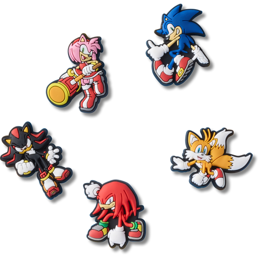 Sonic the Hedgehog 5Pck Jibbitz™ charms | Crocs Women / Men / Kids