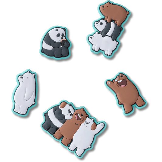 We Bare Bears 5 Pack  Jibbitz™ charms | Crocs Women / Men