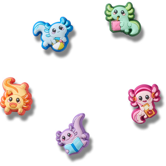 Tiny Axolotls 5 Pack Jibbitz™ charms | Crocs Women / Men