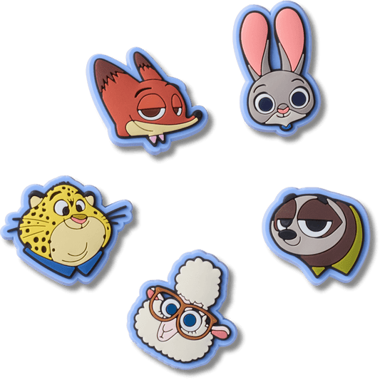 b'Disney Zootopia 2 5 Pack Jibbitz Shoe Charm | Crocs' Women / Men / Kids