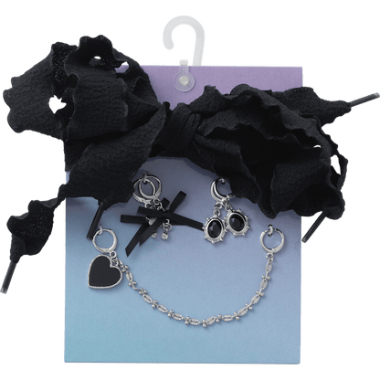 Laces and Dainty Bow Charm Kit Jibbitz Shoe Charm | Crocs Women / Kids