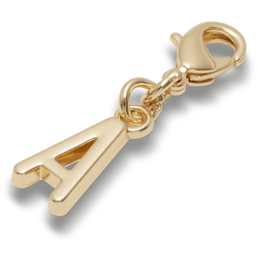 Gold Letter A Charm Jibbitz™ charms | Crocs Women / Men / Kids