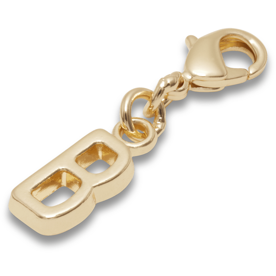 Gold Letter B Charm Jibbitz™ charms | Crocs Women / Men / Kids