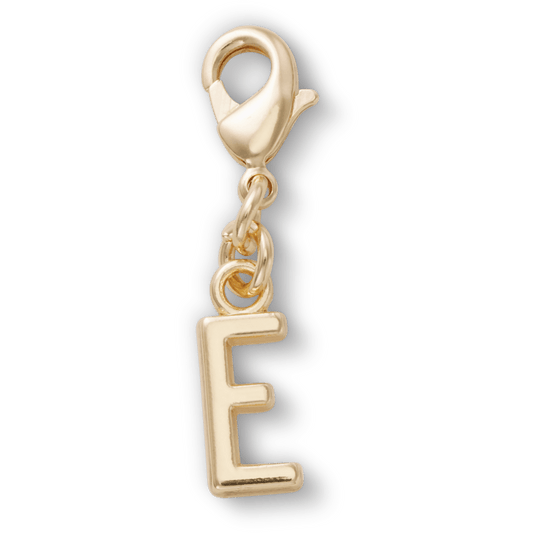 Gold Letter E Charm Jibbitz™ charms | Crocs Women / Men / Kids