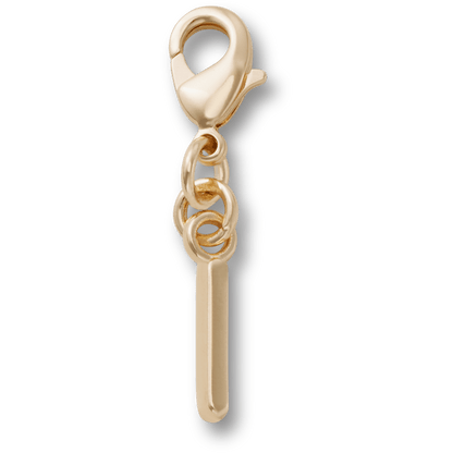 Gold Letter I Charm Jibbitz™ charms | Crocs Women / Men / Kids