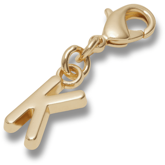 Gold Letter K Charm Jibbitz™ charms | Crocs Women / Men / Kids