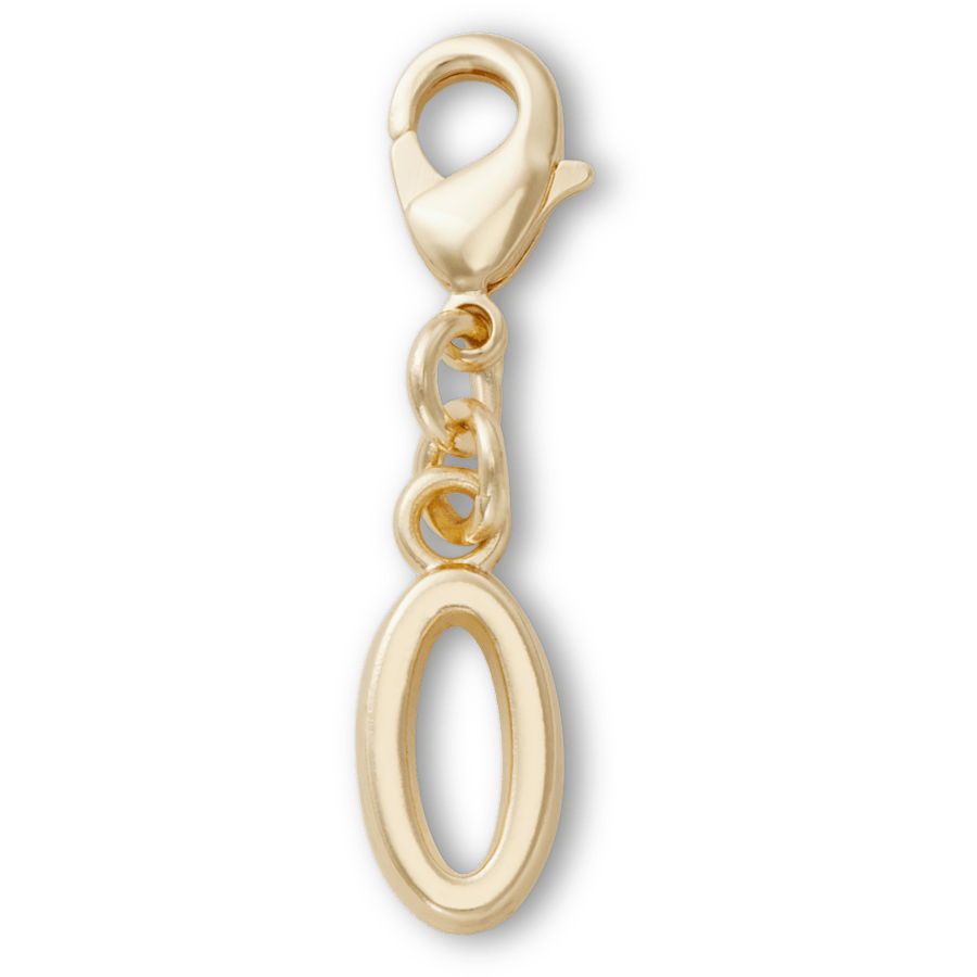 Gold Letter O Charm Jibbitz™ charms | Crocs Women / Men / Kids