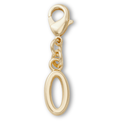 Gold Letter O Charm Jibbitz™ charms | Crocs Women / Men / Kids