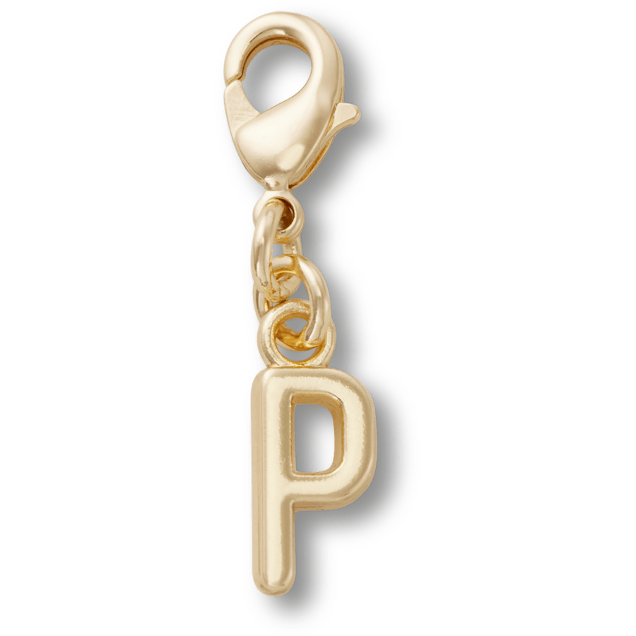 Gold Letter P Charm Jibbitz™ charms | Crocs Women / Men / Kids