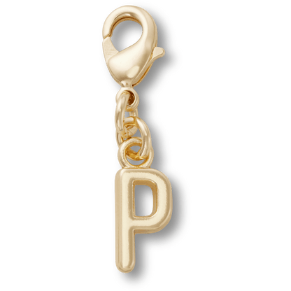 Gold Letter P Charm Jibbitz™ charms | Crocs Women / Men / Kids