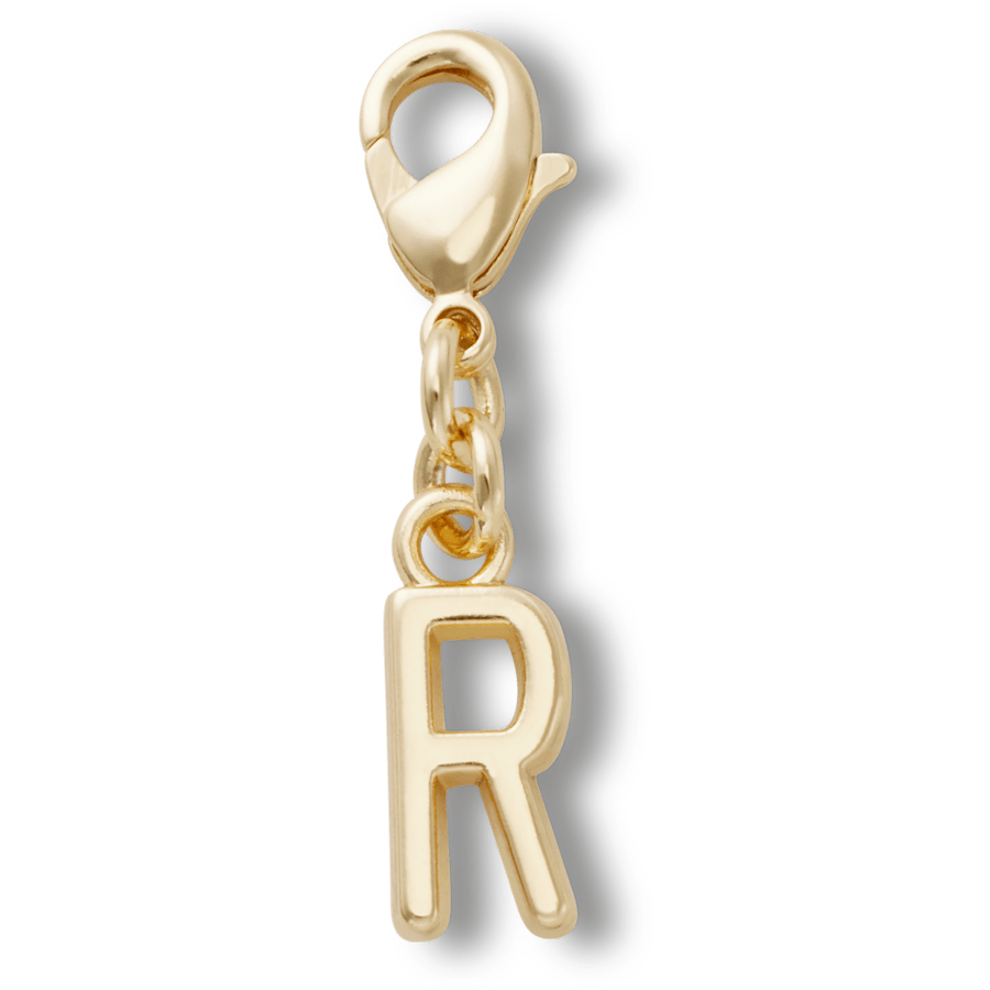 Gold Letter R Charm Jibbitz™ charms | Crocs Women / Men / Kids