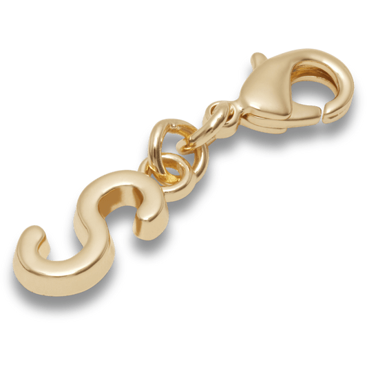 Gold Letter S Charm Jibbitz™ charms | Crocs Women / Men / Kids