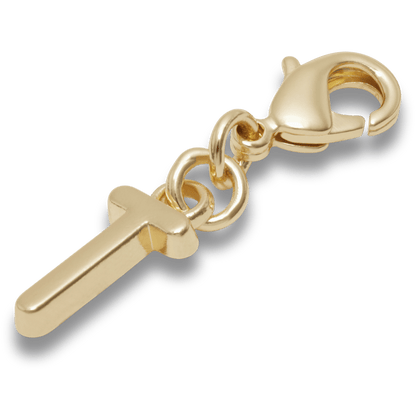 Gold Letter T Charm Jibbitz™ charms | Crocs Women / Men / Kids