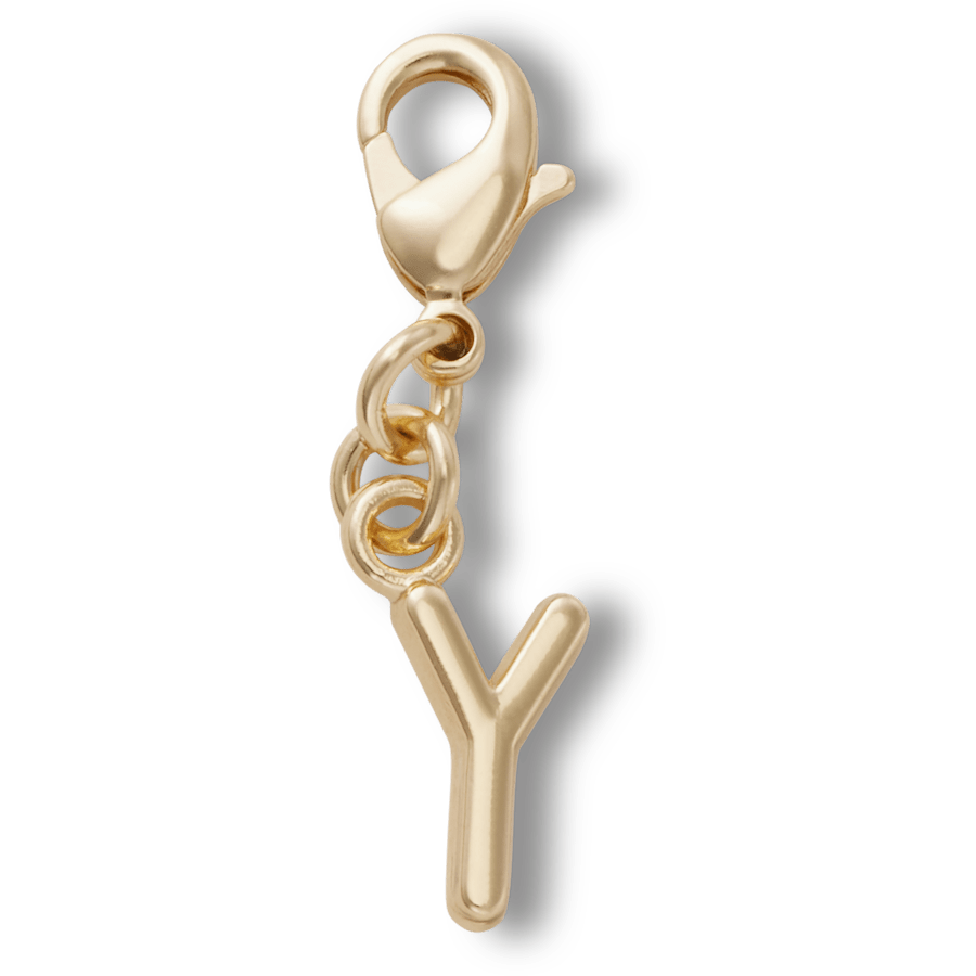 Gold Letter Y Charm Jibbitz™ charms | Crocs Women / Men / Kids