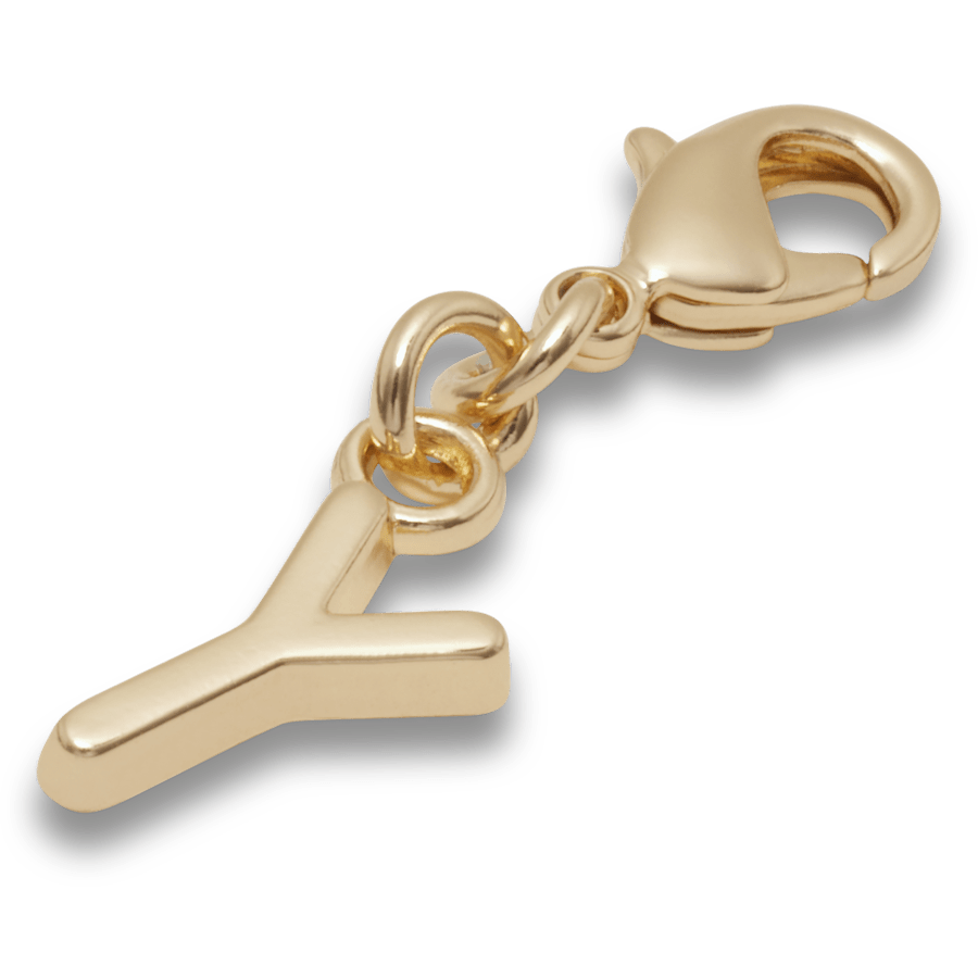 Gold Letter Y Charm Jibbitz™ charms | Crocs Women / Men / Kids