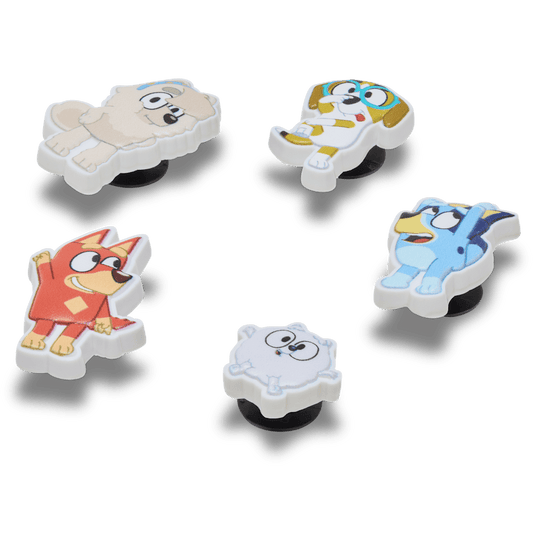 Bluey 5 Pack Jibbitz Shoe Charm | Crocs Women / Men / Kids