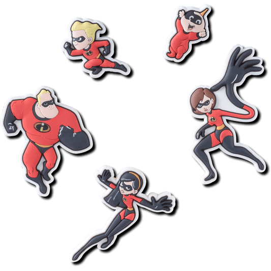 Pixar Incredibles 5 Pack Jibbitz charm | Crocs Women / Men