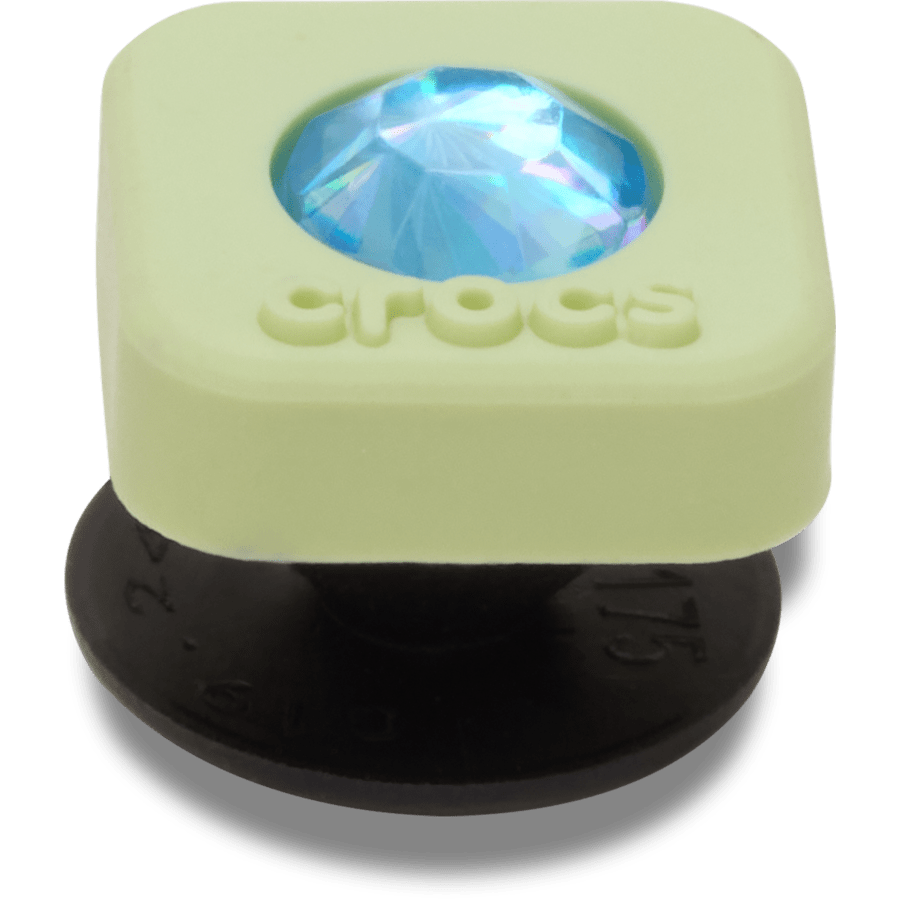 Green PVC Square SMT Gem Jibbitz™ charms | Crocs Women / Men