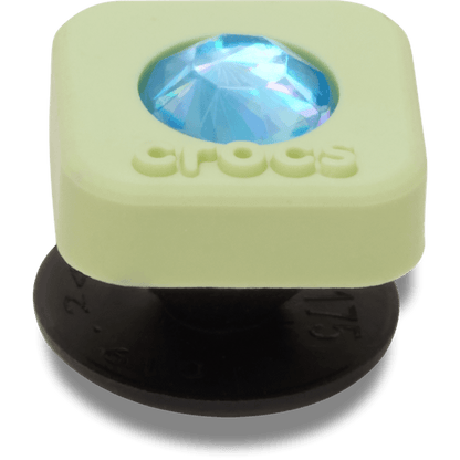 Green PVC Square SMT Gem Jibbitz™ charms | Crocs Women / Men
