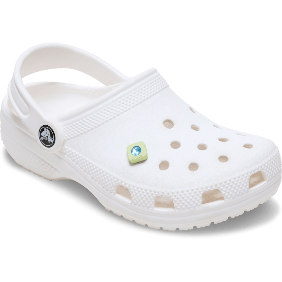 Green PVC Square SMT Gem Jibbitz™ charms | Crocs Women / Men