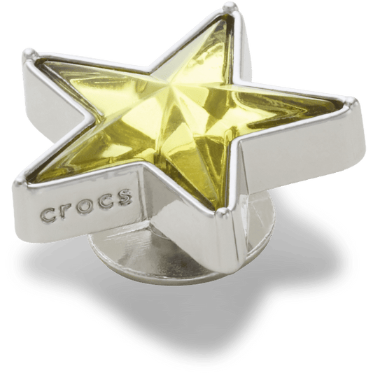 Silver and Green SMT Gem Star Jibbitz™ charms | Crocs Women / Men