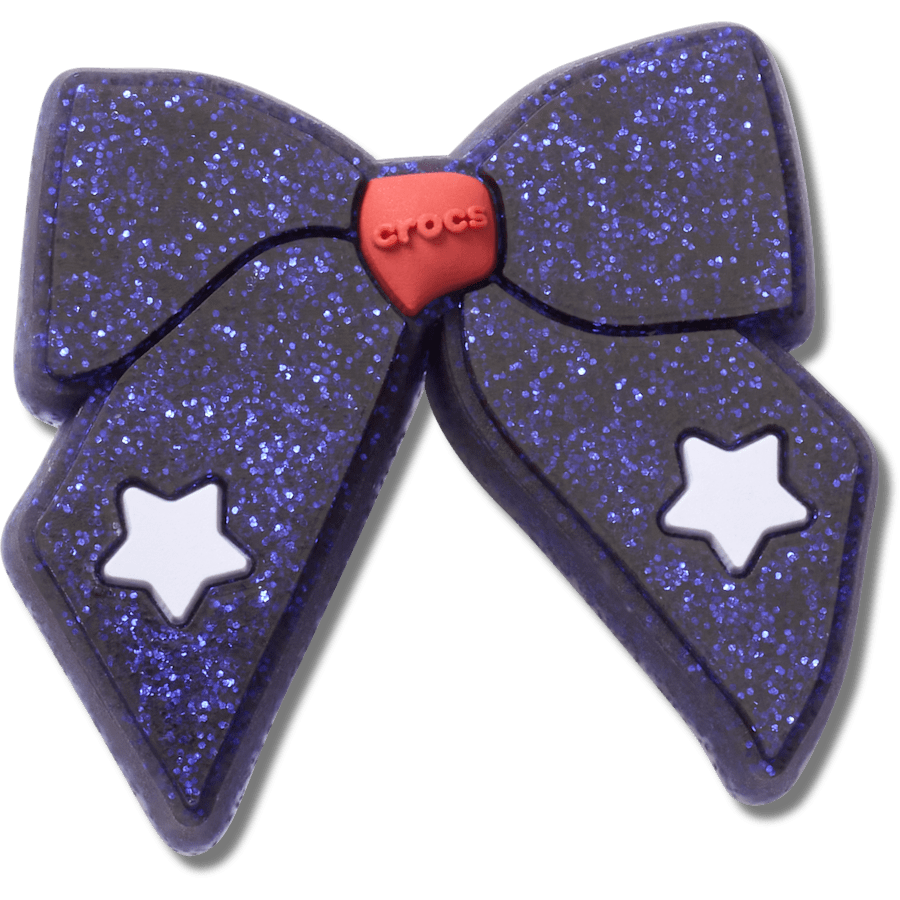 Glittery Blue Bow Jibbitz™ charms | Crocs Women / Men