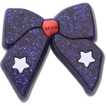 Glittery Blue Bow Jibbitz™ charms | Crocs Women / Men