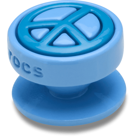 Blue Peace Sign Icon Jibbitz™ charms | Crocs Women / Men